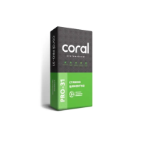 Coral Pro - 31 цементна стяжка 25 кг від 20-80 мм.