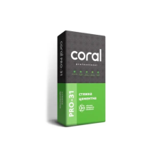 Coral Pro - 31 цементна стяжка 25 кг від 20-80 мм.