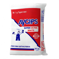AyGips Saten Ultra White 25 кг гіпсова фінішна шпаклівка