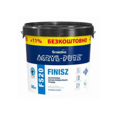 Sniezka ACRYL-PUTZ FS20 30 кг готова фінішна шпаклівка