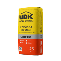 UDK TIG клейова суміш для теплоізоляції ППС та мінвати 25 кг