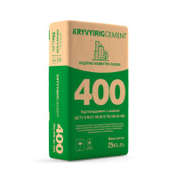 Цемент KRYVIYRIG портландцемент М 400 Кривий Ріг 25 кг