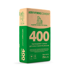 Цемент KRYVIYRIG портландцемент М 400 Кривий Ріг 25 кг
