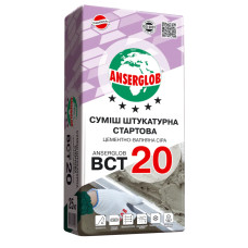 Anserglob BCT-20 25кг стартова штукатурка