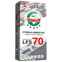 АNSERGLOB LFS-70 стяжка для підлоги 10-60мм 25кг
