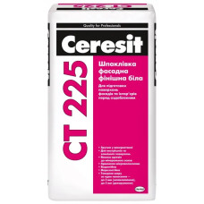 Ceresit CT-225 25кг фасадна шпаклівка біла