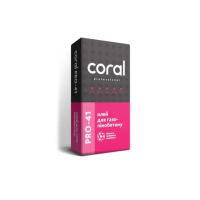 Coral Pro - 41 клей для газоблоків та цегли 25 кг