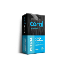 Coral Pro -14 клей для пінопласту та мінвати 25 кг