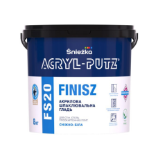 Sniezka ACRYL-PUTZ FS20 8 кг готова фінішна шпаклівка