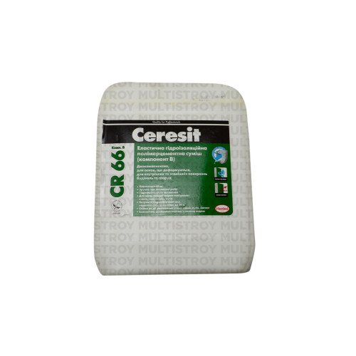 Ceresit CR-66 2-х компонентна еластична гідроізоляція 17,5 + 5 кг/л