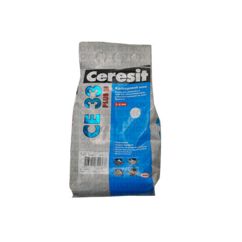 Фуга Ceresit CE 33 Plus 100 2 кг біла