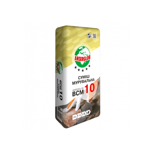 Anserglob BCM-10 25кг кладочаня суміш