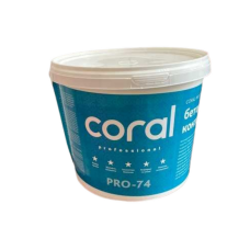 Coral PRO-74 грунтовка бетоноконтакт (15 кг/10 л)