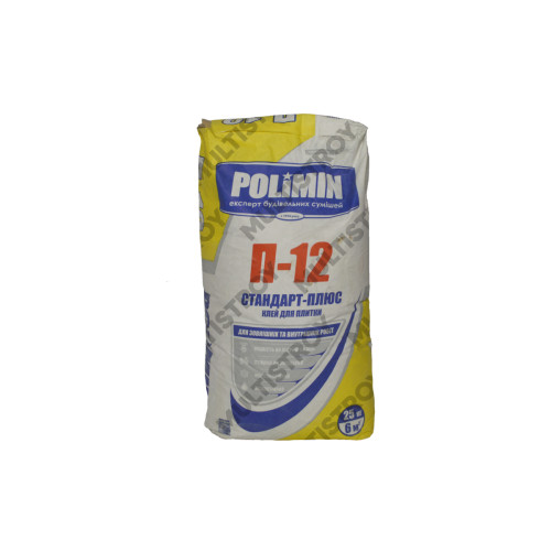 Polimin П-12 25кг клей для плитки
