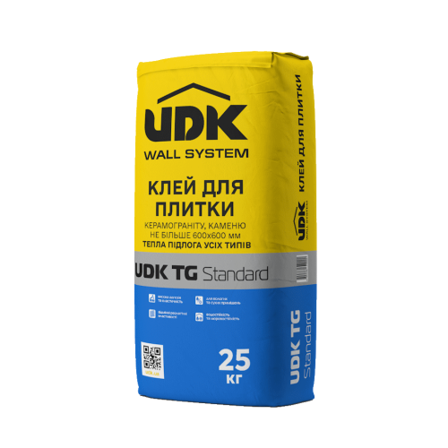 UDK ТG Standard клей для плитки та керамограніту 25 кг