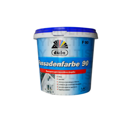 Dufa Fassadenfarbe F90 1,4 кг фасадна фарба