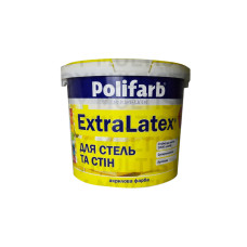 Polifarb ExtraLatex 7 кг фарба для стовпчиків