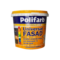 Polifarb Universal Fasad 1,4 кг акрилова універсальна фарба