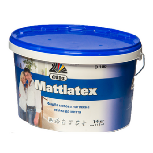 Фарба Dufa Mattlatex D100 латексна водоемульсійна 14 кг.