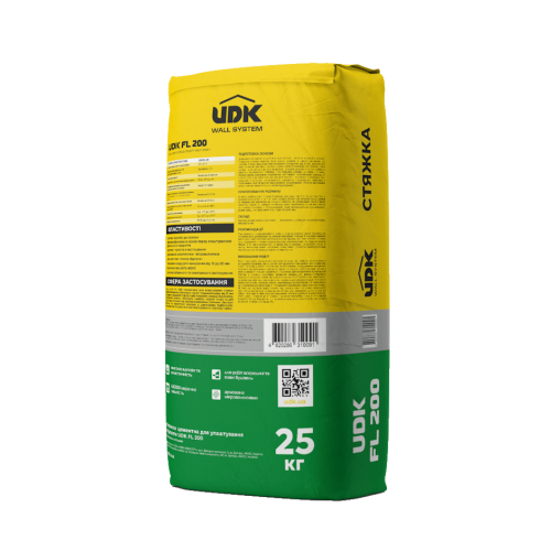 UDK FL 200 цементна стяжка М200 25кг